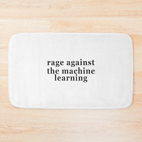 Artikelvorschau, Rage Against The Machine Learning – Grafik im kühnen schwarzen Design entworfen und verkauft von ZAIOstore.