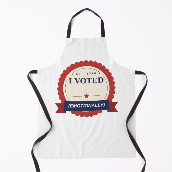 Item preview, I Voted (Emotionally) — Funny Voting Rosette Badge designed and sold by kooliros14.