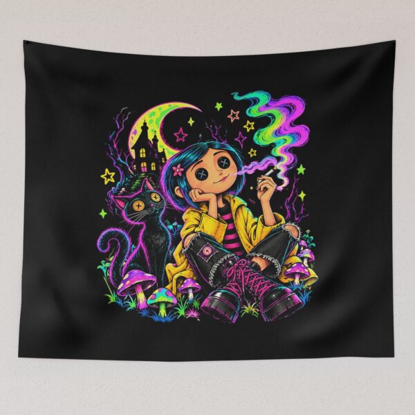 Item preview, Coraline - Button Eye Gothic Girl designed and sold by levidllia.