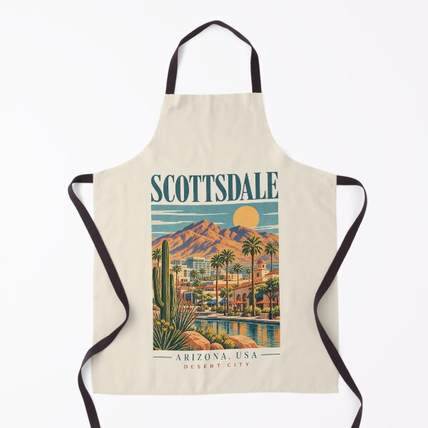 Item preview, Scottsdale, Arizona, USA [Vintage Illustration] designed and sold by elektronen.