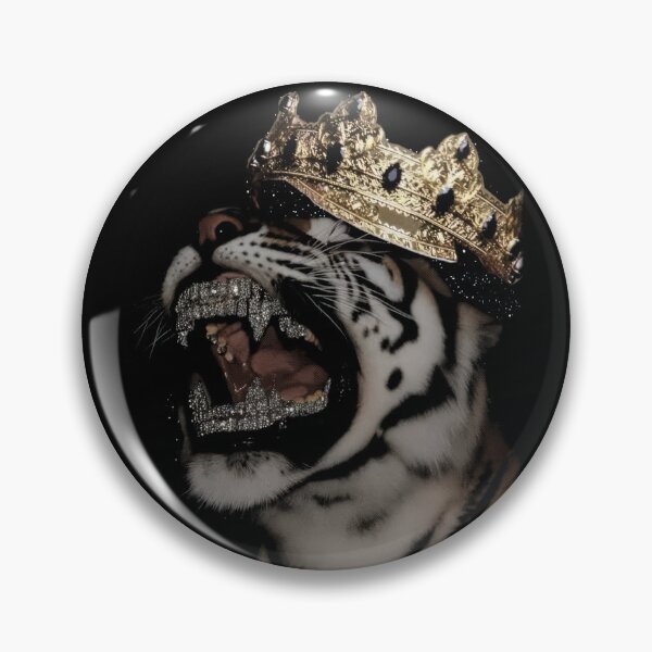 Item preview, King Tiger with Crown designed and sold by NF Designs Studio DTF.
