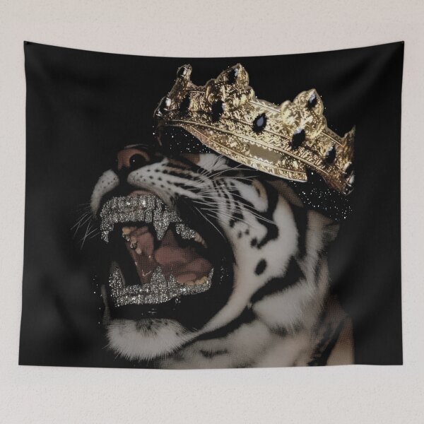 Item preview, King Tiger with Crown designed and sold by NF Designs Studio DTF.