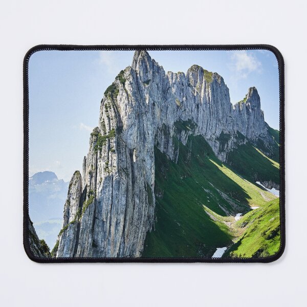 Item preview, Sharp Mountain Ridge Of Saxer Lücke Under Blue Sky    designed and sold by Christorn.