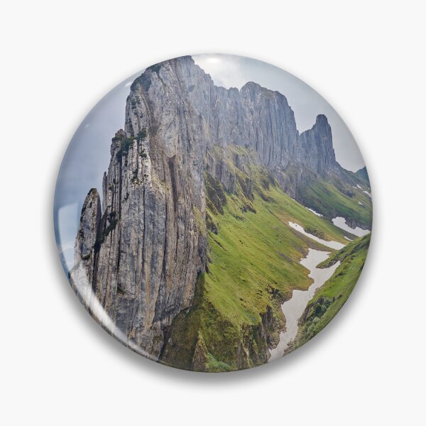 Item preview, Sharp Mountain Ridge Of Saxer Lücke Under Blue Sky    designed and sold by Christorn.
