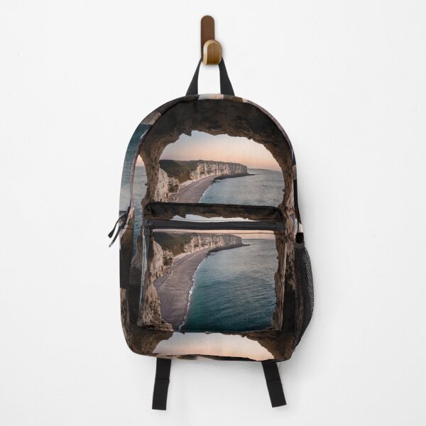 Item preview, Panoramic Coastal Cliffs View Through Natural Cave Opening designed and sold by Christorn.