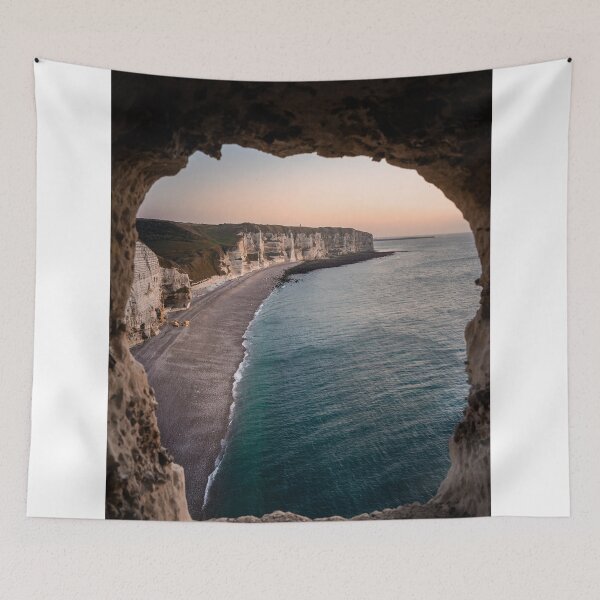 Item preview, Panoramic Coastal Cliffs View Through Natural Cave Opening    designed and sold by Christorn.