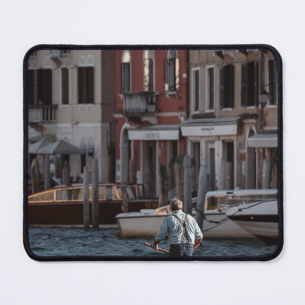 Item preview, Gondolier Rowing Boat Across Venetian Canal designed and sold by Christorn.