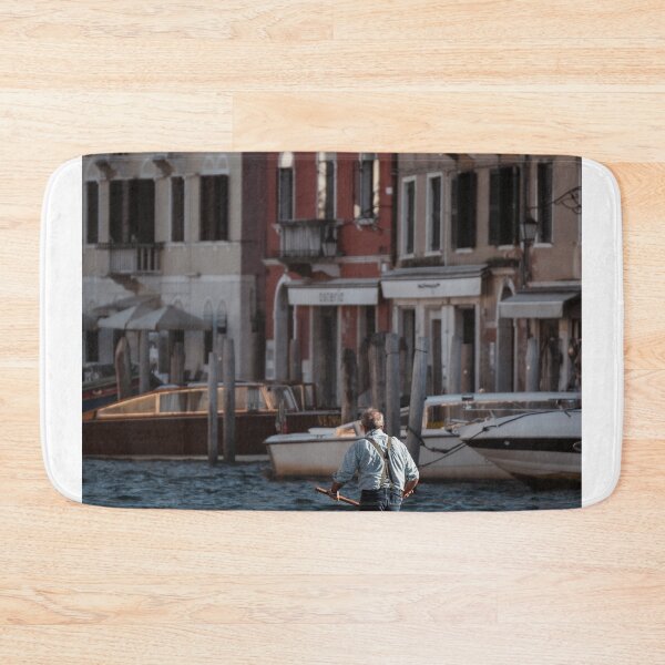 Item preview, Gondolier Rowing Boat Across Venetian Canal    designed and sold by Christorn.