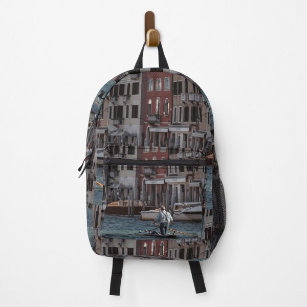 Item preview, Gondolier Rowing Boat Across Venetian Canal    designed and sold by Christorn.