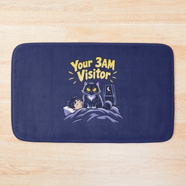 Item preview, 3AM Visitor Cat On Chest Funny Spooky Design designed and sold by Glitchart66.