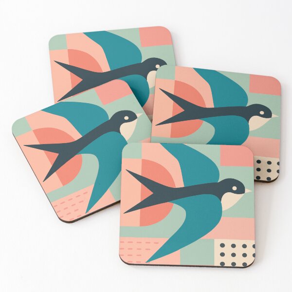 Item preview, Swallow Illustration – Elegant Flying Bird Wildlife Artwork designed and sold by GalleryKauffeld.