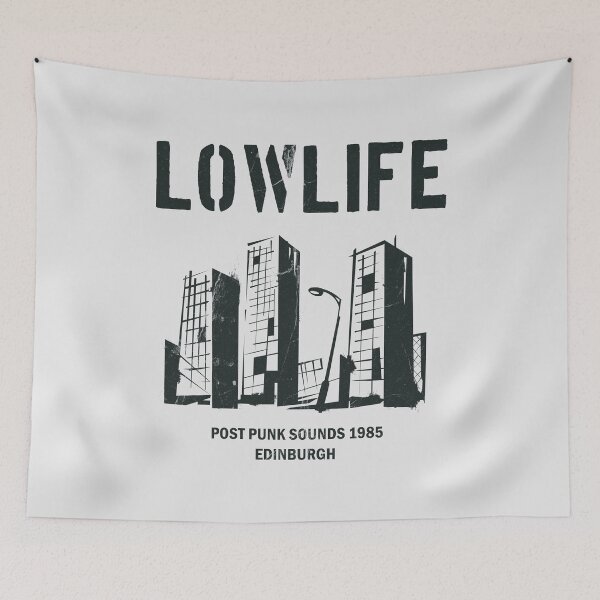 Item preview, Lowlife Post Punk Sounds 1985 Edinburgh - Vintage Underground Music T-Shirt designed and sold by THE MODA STEREO.
