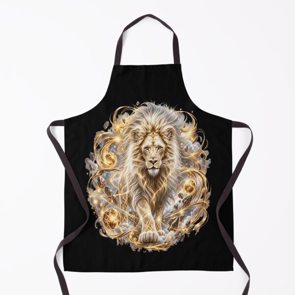 Item preview, Celestial Lion Guardian – Golden Fantasy King designed and sold by TroviTutto.