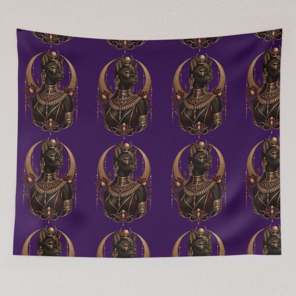 Item preview, Bastet Midnight Royalty Egyptian Goddess 1 designed and sold by AnadAA.