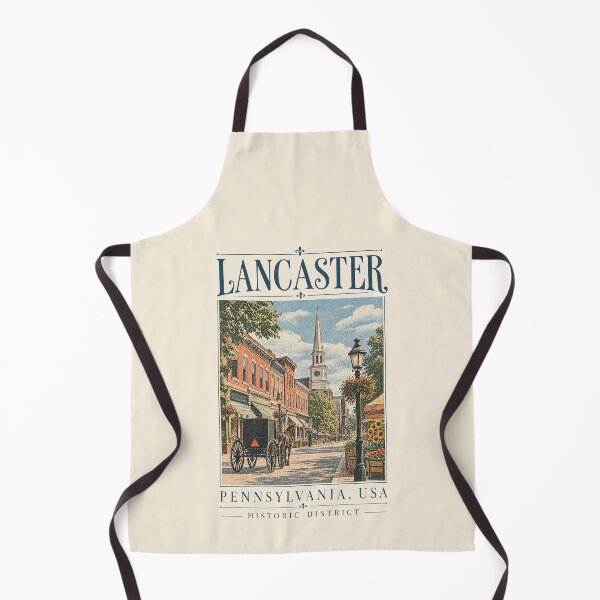 Item preview, Lancaster, Pennsylvania, USA [Vintage Illustration] designed and sold by elektronen.
