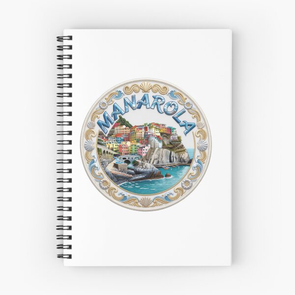 Item preview, Manarola Italy Cinque Terre Colorful Cliff Village Embroidered Patch Sticker designed and sold by Imaginarium of Chaos falcon88 .