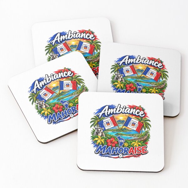 Item preview, Tropical emblem of Mayotte, Ambiance and 976 designed and sold by FoxinhoSoumaila.