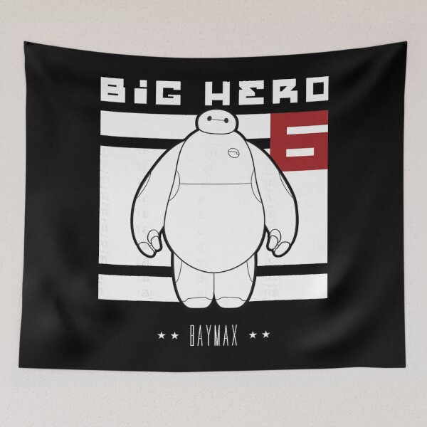 Item preview, Bandera blanca de Baymax de Big Hero 6 designed and sold by lizethdoyley.