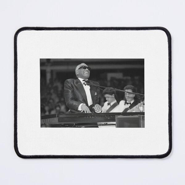 Item preview, Ray Charles Black and White Vintage Music Photography Print designed and sold by ArcticFoxe.