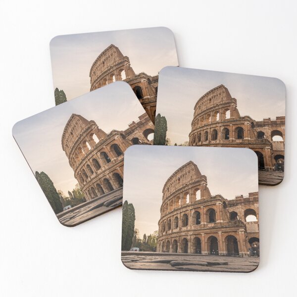 Item preview, Low Angle View Of Colosseum Against Sunset Sky designed and sold by Laughline.