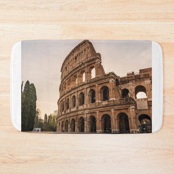 Item preview, Low Angle View Of Colosseum Against Sunset Sky designed and sold by Laughline.
