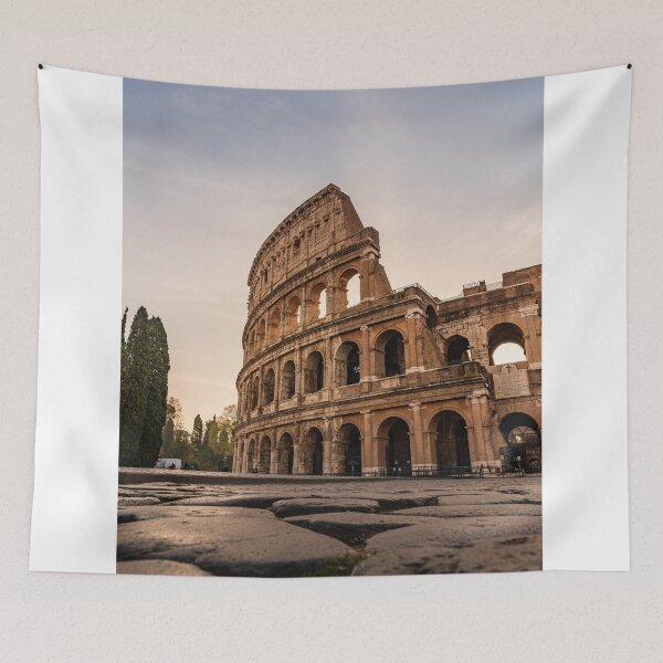 Item preview, Low Angle View Of Colosseum Against Sunset Sky designed and sold by Laughline.