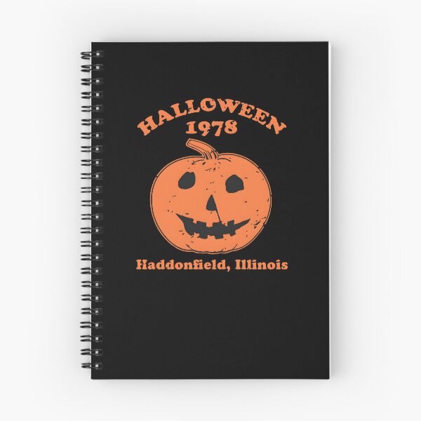 Item preview, Retro Halloween 1978 Pumpkin Haddonfield Illinois designed and sold by GiaoCalonas.