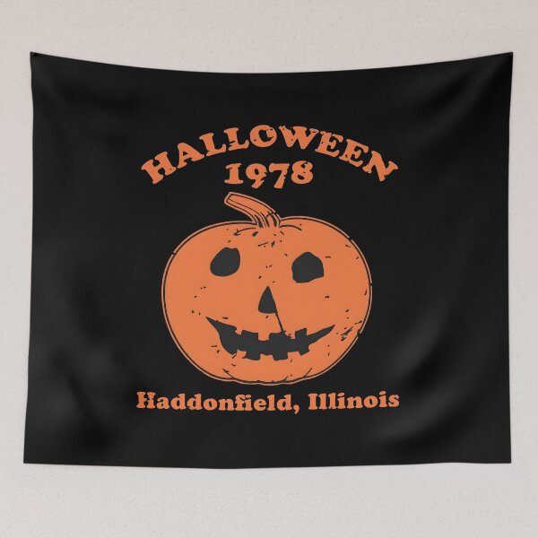 Artikelvorschau, Retro-Halloween-Kürbis von 1978 aus Haddonfield, Illinois entworfen und verkauft von GiaoCalonas.