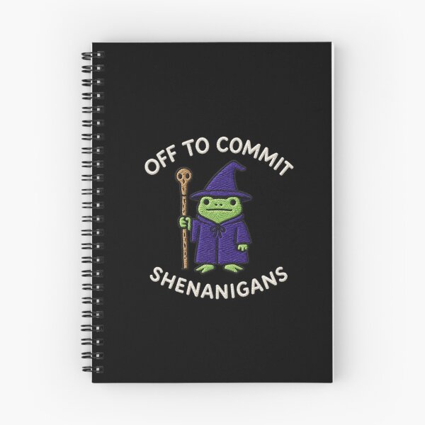 Item preview, Off to Commit Shenanigans Wizard Frog Funny DnD  designed and sold by MurillaJeremy.