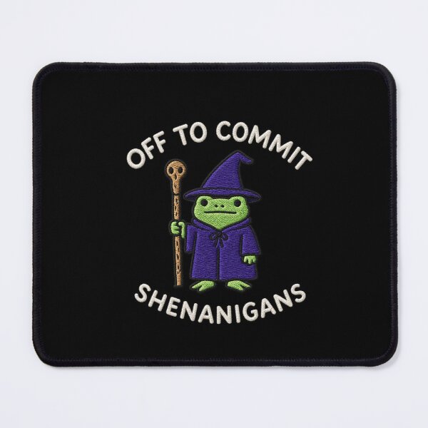 Item preview, Off to Commit Shenanigans Wizard Frog Funny DnD designed and sold by MurillaJeremy.
