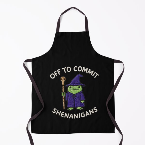 Item preview, Off to Commit Shenanigans Wizard Frog Funny DnD designed and sold by MurillaJeremy.
