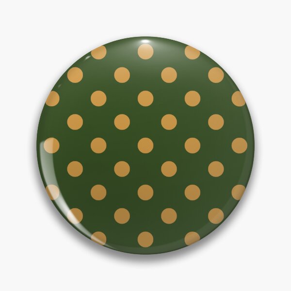 Item preview, Yellow Polka Dots on Green designed and sold by Pinkdeer Designs.