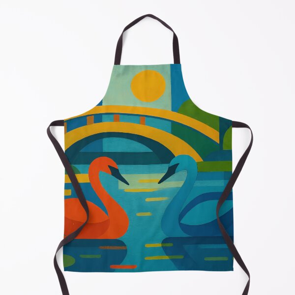 Item preview, Swans illustration – Graceful Swans Wildlife Artwork designed and sold by GalleryKauffeld.