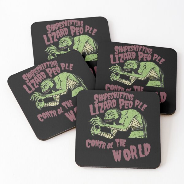 Item preview, Funny Sci-Fi Lizard Creatures Secret Slogan Art designed and sold by BriCole55.