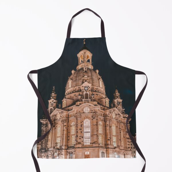Artikelvorschau, Die beleuchtete Dresdner Frauenkirche bei Nacht entworfen und verkauft von Laughline.