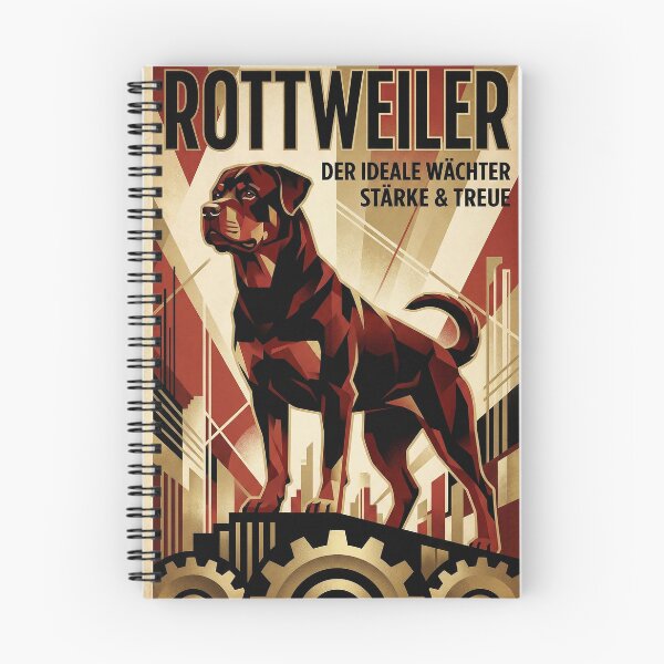 Item preview, Rottweiler Poster: The Industrial Guardian designed and sold by FreiherrPK.