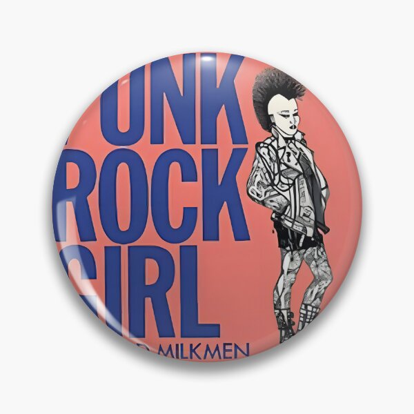 Item preview, Punk Rock Girl Multicolored Graphic Inspired by Alternative Music Vibes designed and sold by BryanAmado.