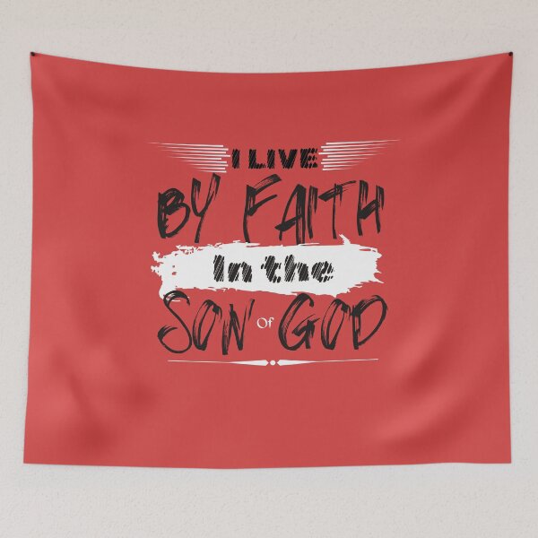 Item preview, Living By Faith - God Holy Spirit Redemption Mental Health Matters  - Gifts For Women Red designed and sold by Doiemacreations.