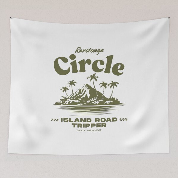 Item preview, Cook Islands : Rarotonga circle island road tripper designed and sold by Peerless-Prime.
