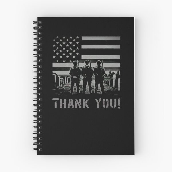 Item preview, Monochrome Military Soldiers Veteran Flag Thank You designed and sold by BriCole55.