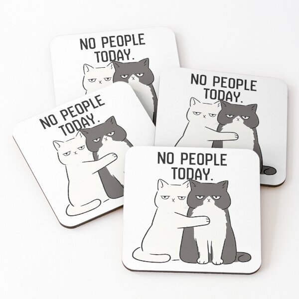 Item preview, Two Cats Avoiding People designed and sold by 123Long.