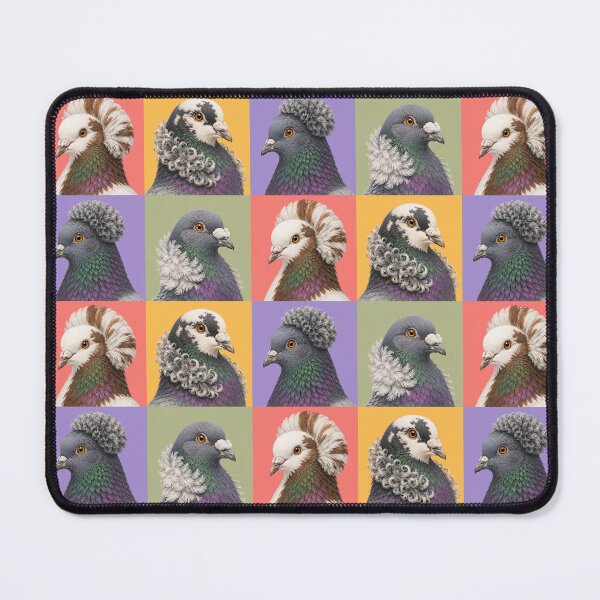 Item preview, Fancy Pigeon Portraits 2x2 designed and sold by pixiedustpaint.