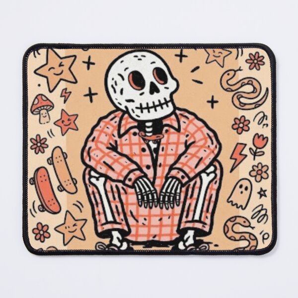 Item preview, A Bare-Bones Skate Boarding Session with High-Fungi Tension designed and sold by Print Fiction.