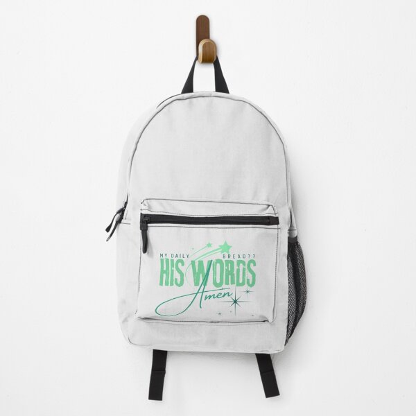 Item preview, His Words Are Daily Bread - Christian Psalms Verse Quotes - Graduation Gifts for boyfriend White designed and sold by Doiemacreations.