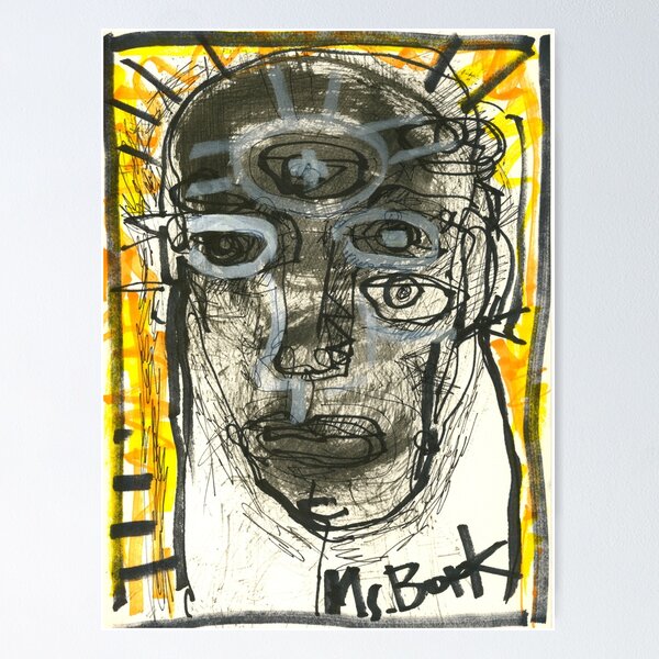 Item preview, Raw Faces – Expressive Portrait Sketches nr 5 designed and sold by Ms. Bork.