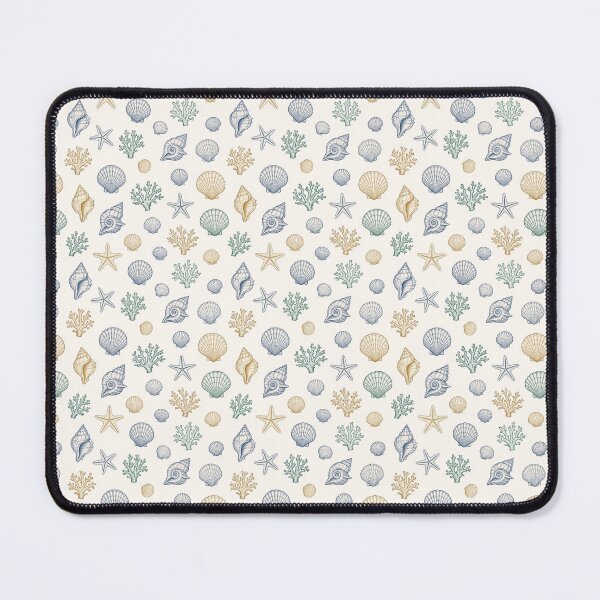 Item preview, Seashells and Coral Pattern designed and sold by Mellowtint Studio.