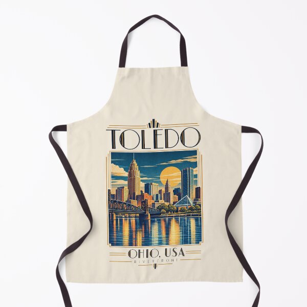 Item preview, Toledo, Ohio, USA [Vintage Illustration] designed and sold by elektronen.