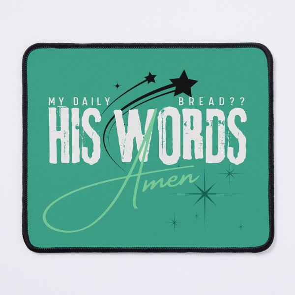 Item preview, His Words Are Daily Bread - Catholic Christmas Inspring Quotes - Holiday Gift Sets Green designed and sold by Doiemacreations.