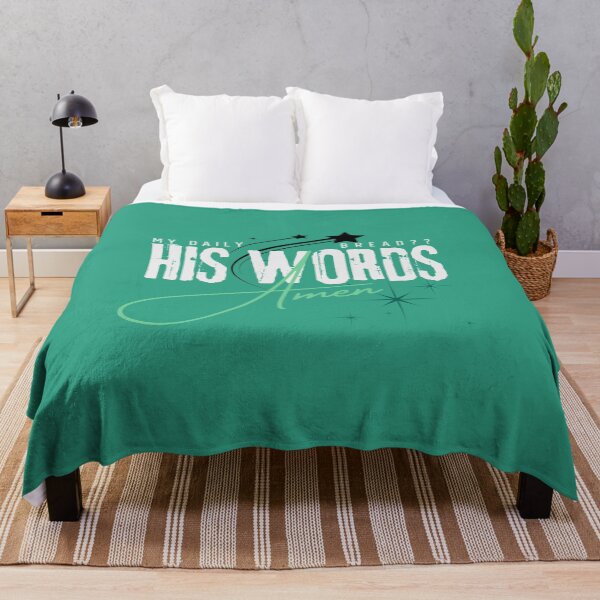 Item preview, His Words Are Daily Bread - Catholic Christmas Inspring Quotes - Holiday Gift Sets Green designed and sold by Doiemacreations.