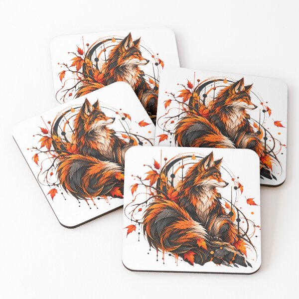 Item preview, The majestic autumn fox designed and sold by LosthopeCreations.